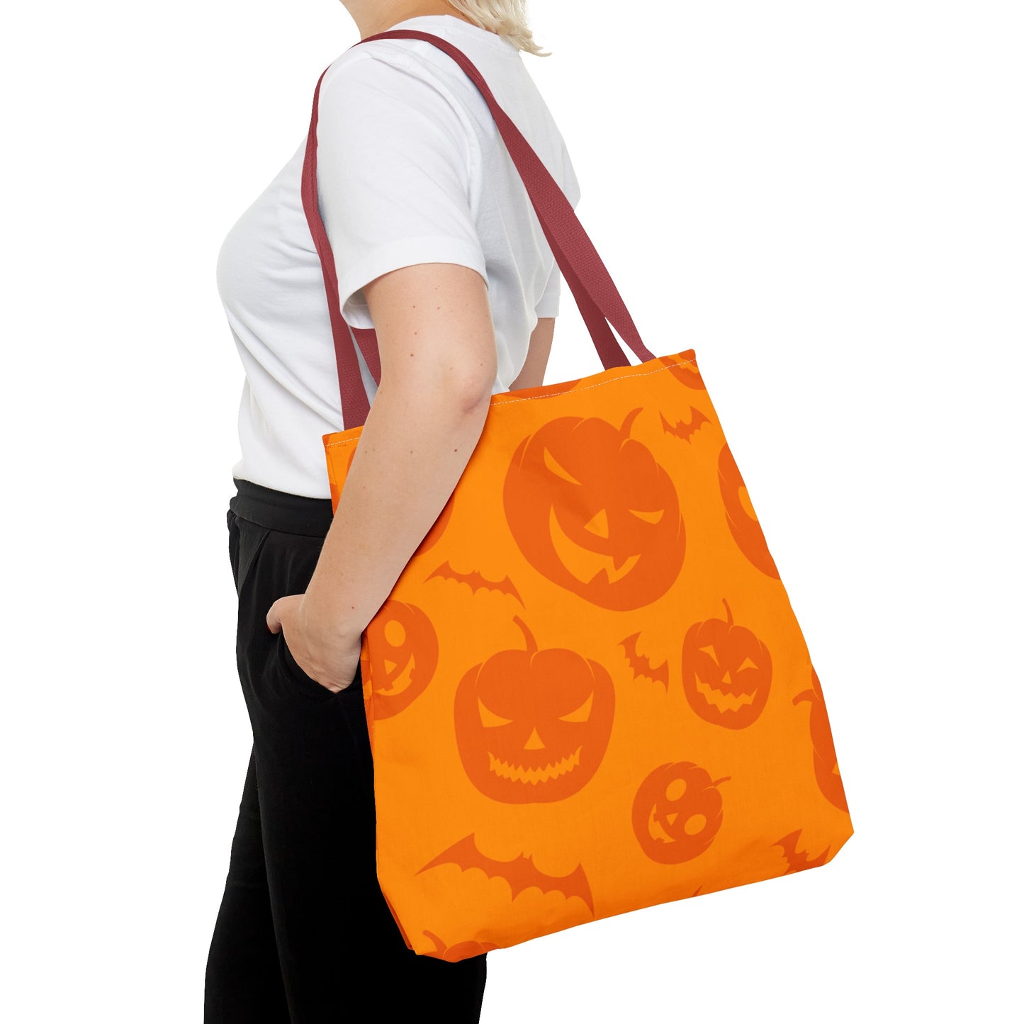 Orange Halloween Tote Bag