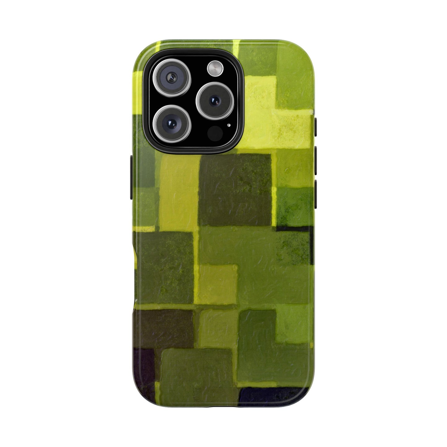 Chartreuse Patchwork Phone Case