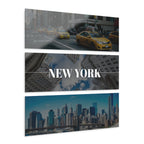 New York Skyline Acrylic Prints (Triptych)