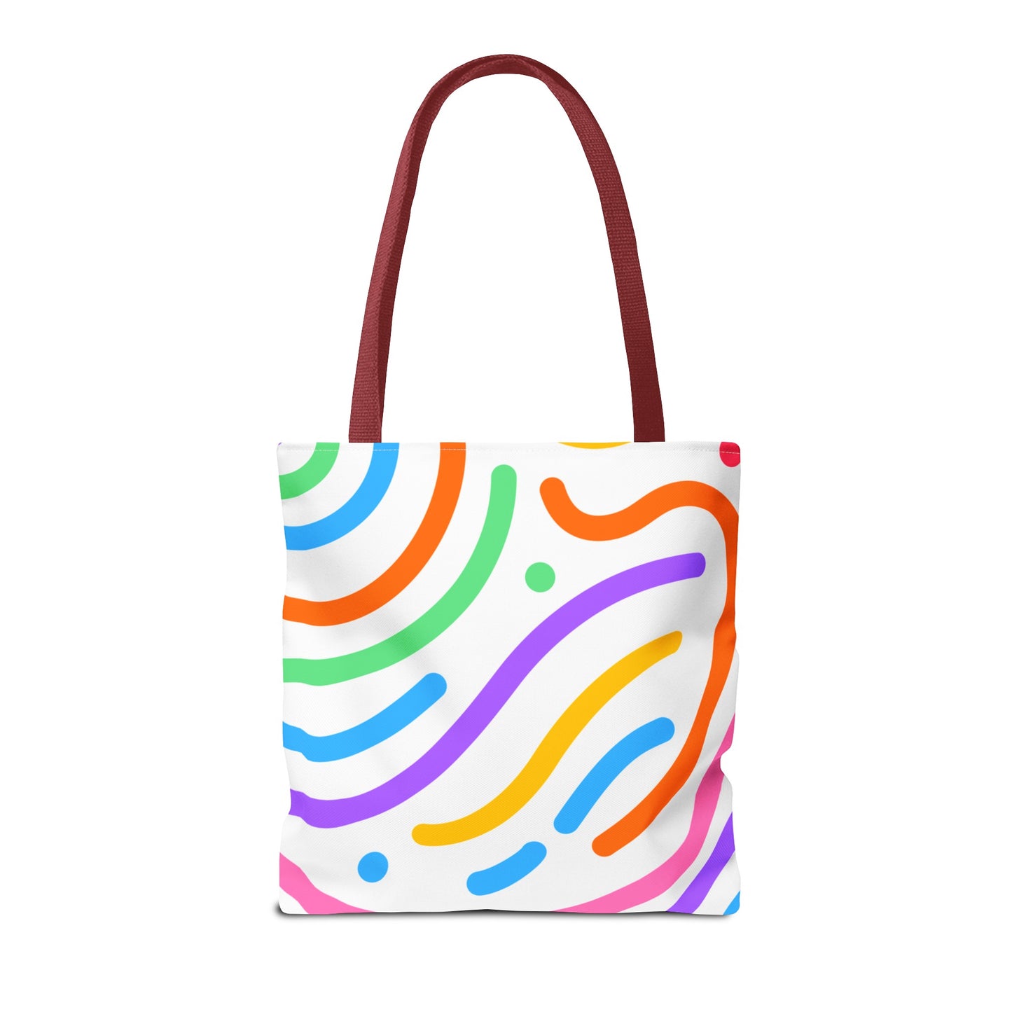 Colorful Doodle Swirl Tote Bag