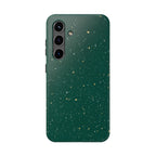 Emerald Gold Flecked Phone Case (Apple & Android)