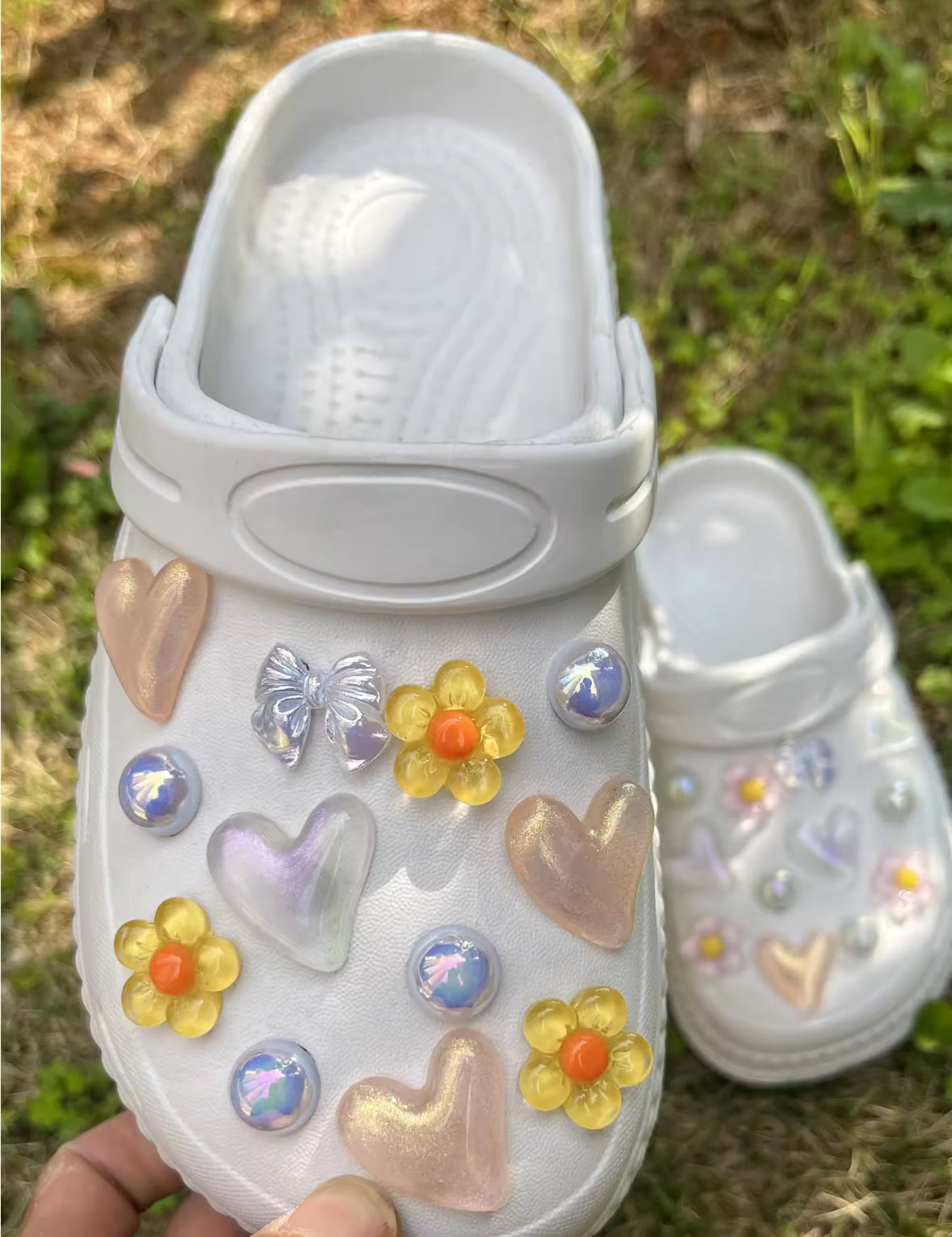 Twilight Honey Shimmer Clog Charms Set