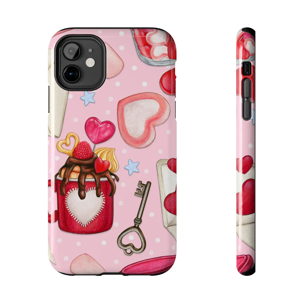 Goodies for My Sweetheart Phone Case (Apple & Android) - Pink Sweetheart