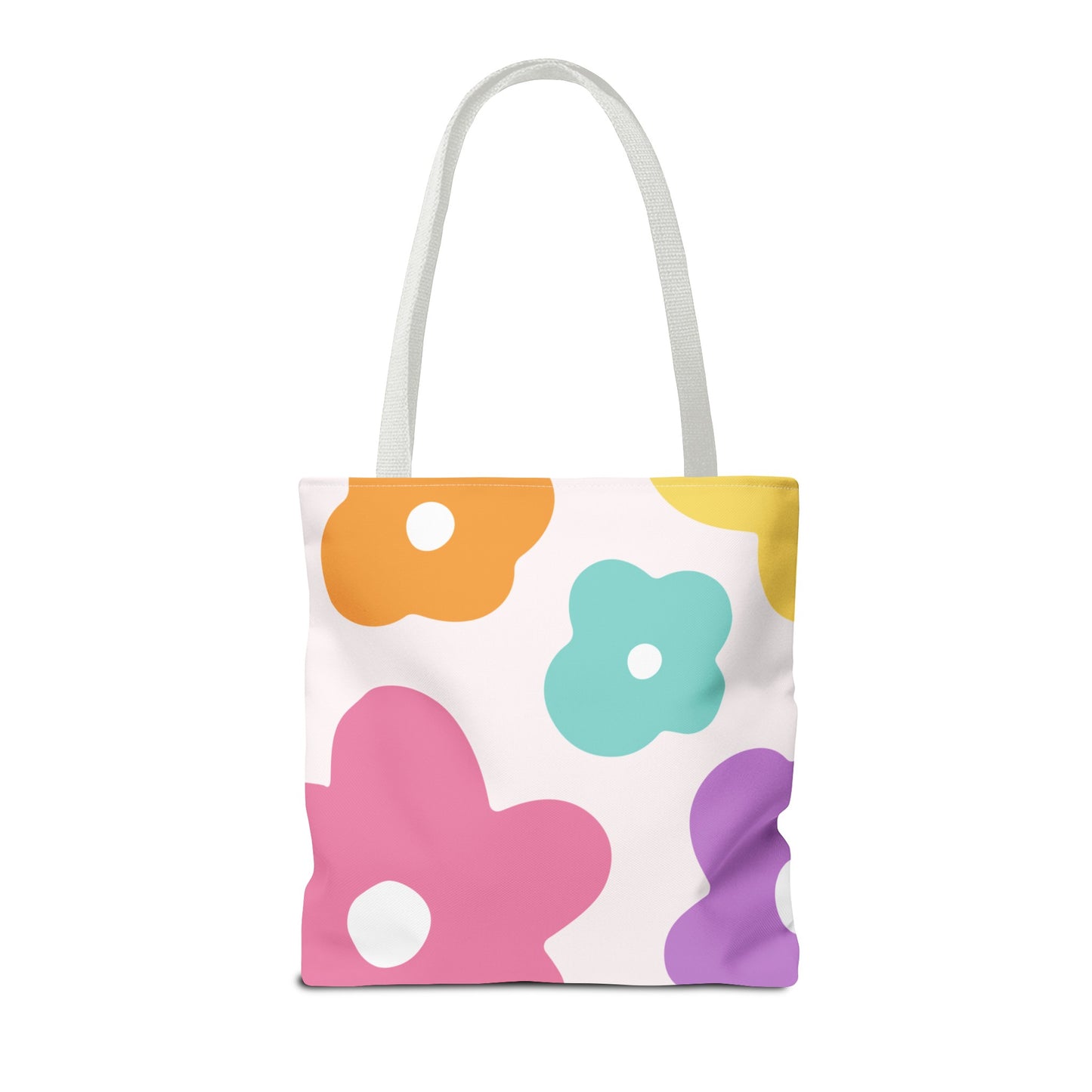 Retro Floral Tote Bag