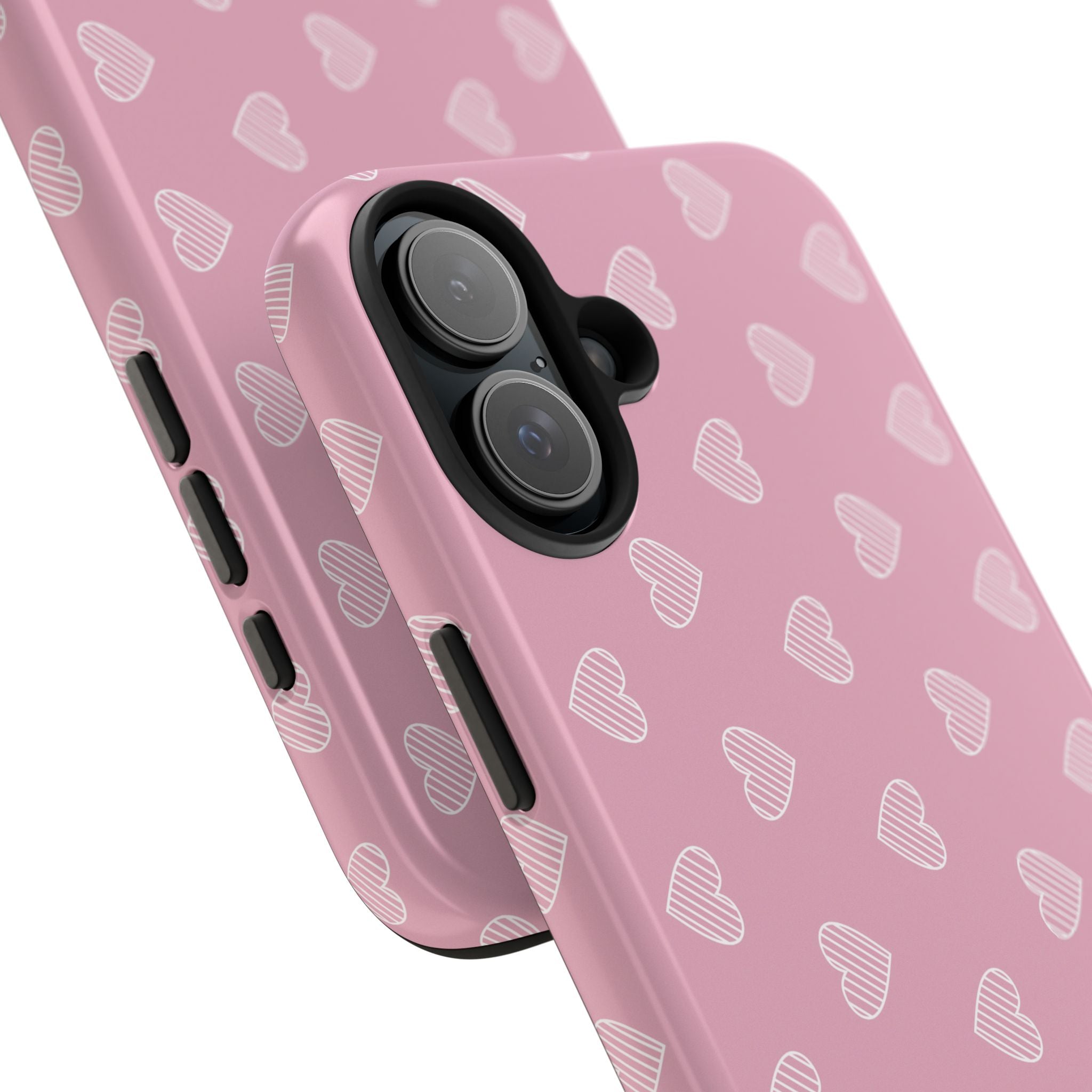 Infinite Pink Hearts Phone Case (Apple & Android)