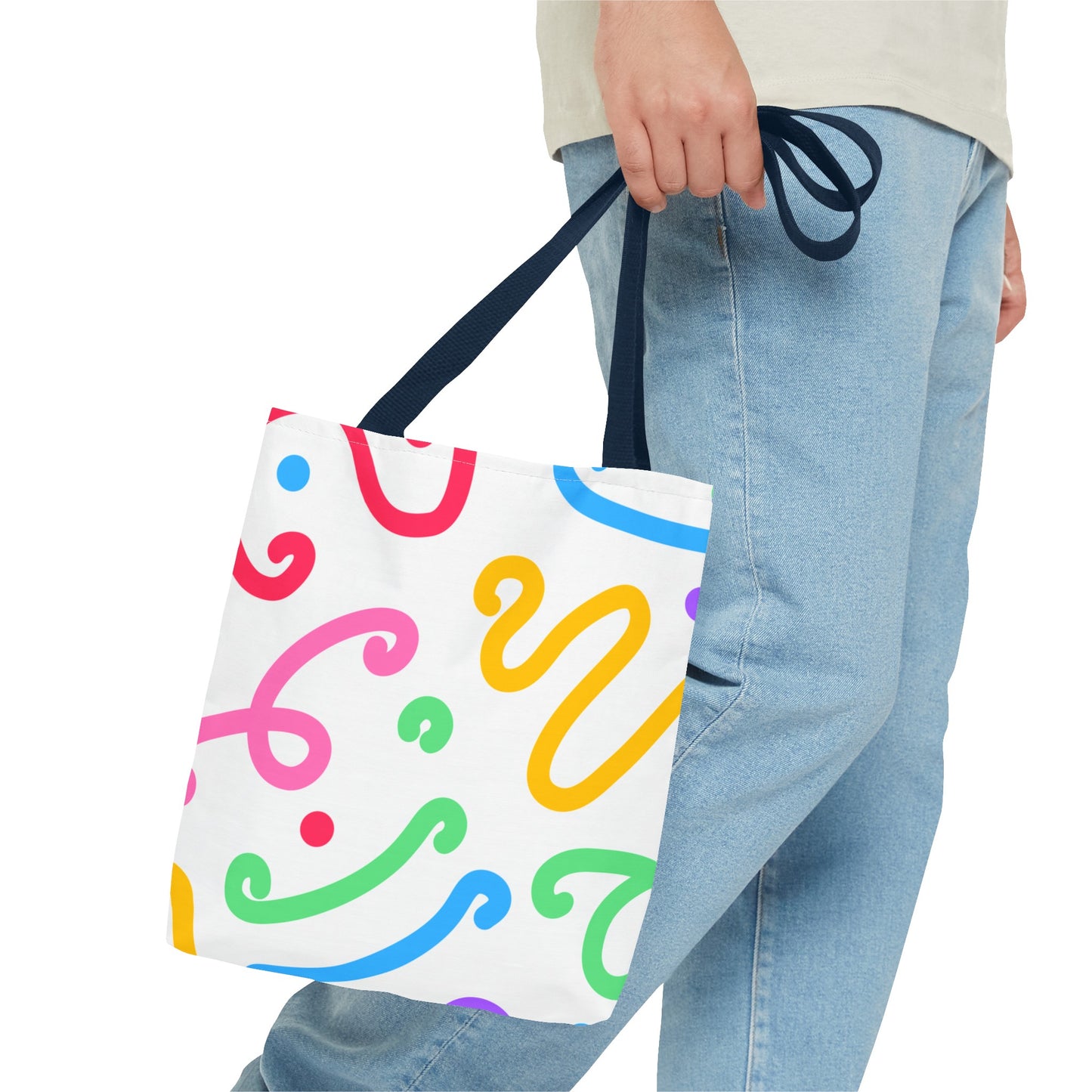 Colorful Doodles Tote Bag