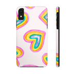 Rainbow Hearts Phone Case (Apple & Android)