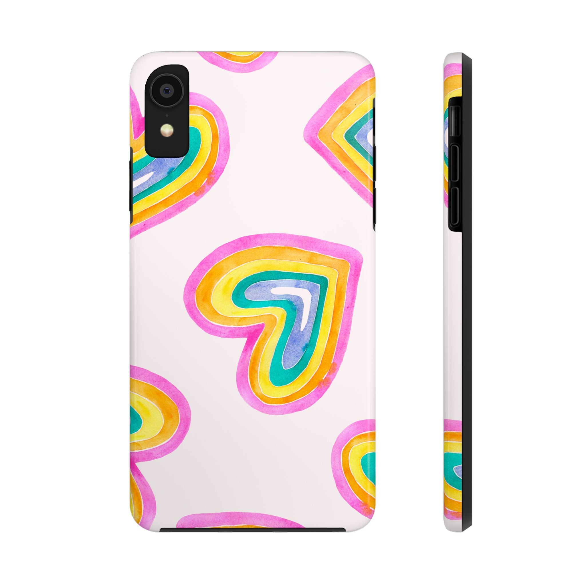 Rainbow Hearts Phone Case (Apple & Android)