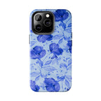 Blue Floral Pattern Phone Case (Apple & Android)