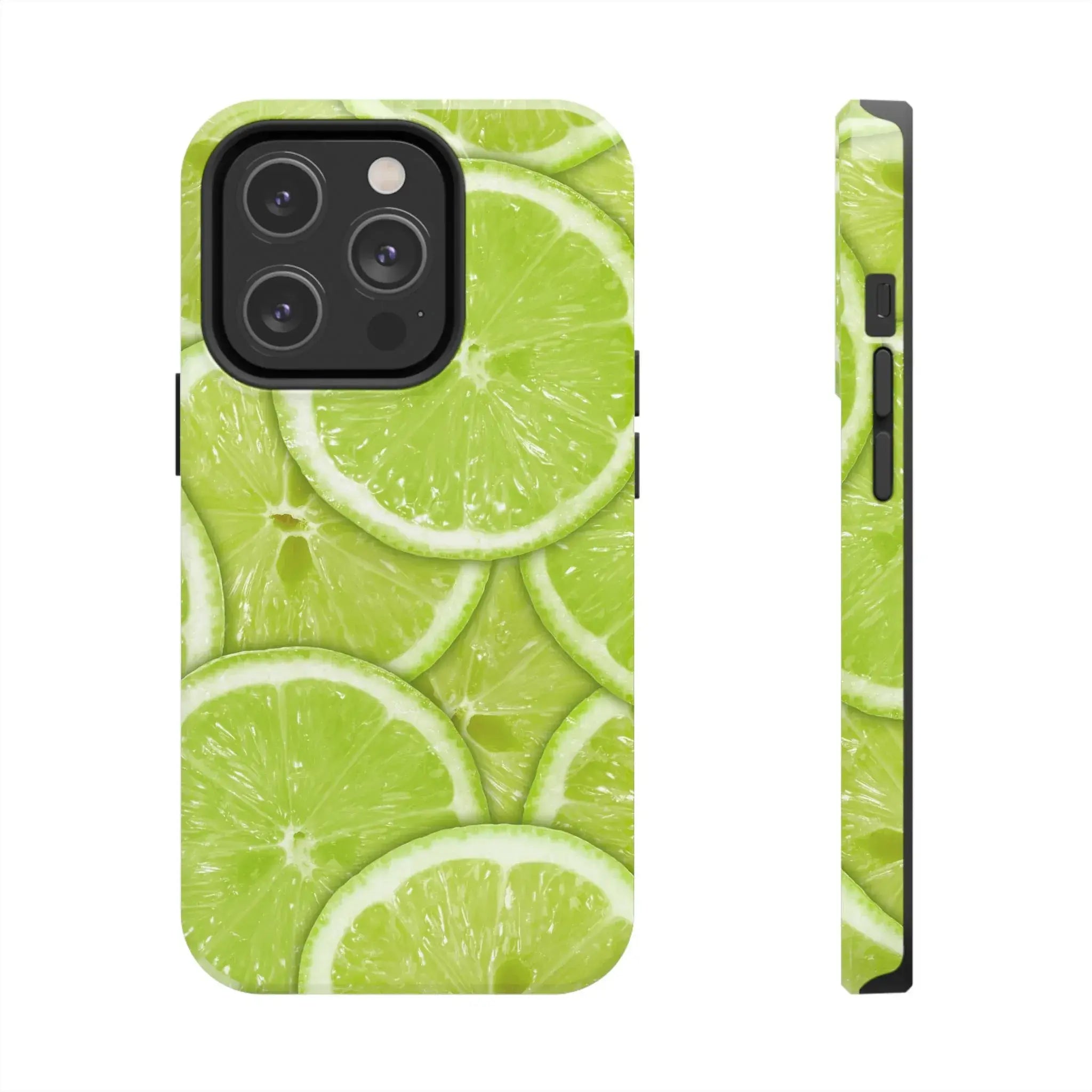 Green Citrus Lime Phone Case (Apple & Android) - Pink Sweetheart