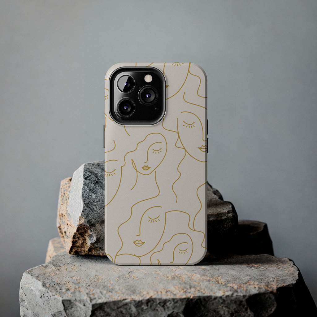 Minimalist Woman Phone Case (Apple & Android)