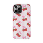 Strawberry Cherries Phone Case (Apple & Android) - Pink Sweetheart