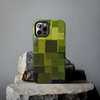 Chartreuse Patchwork Phone Case (Apple & Android)