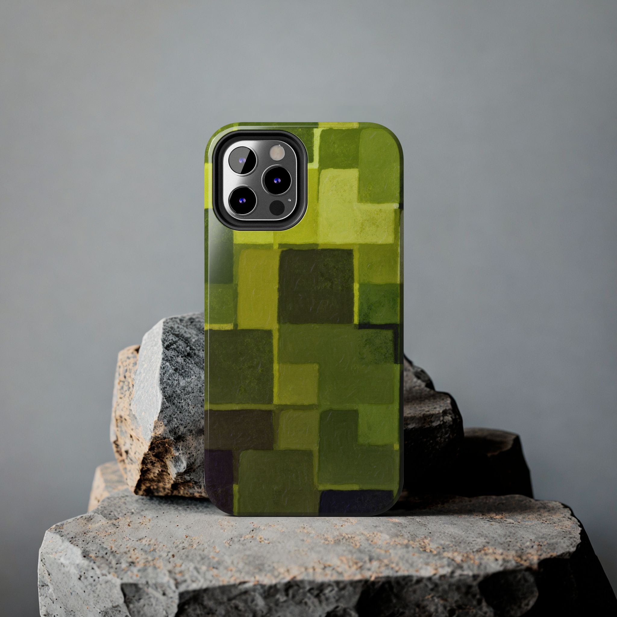 Chartreuse Patchwork Phone Case (Apple & Android)