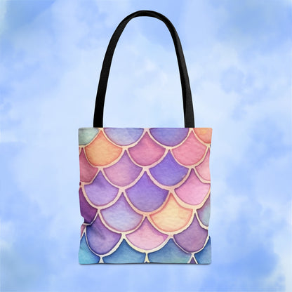 Watercolor Mermaid Tote Bag