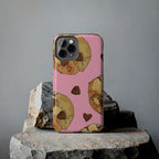 Chocolate Chip Cookies Phone Case (Apple & Android) - Pink Sweetheart