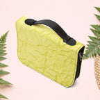 Wrinkled Bright Yellow Paper Book Cover