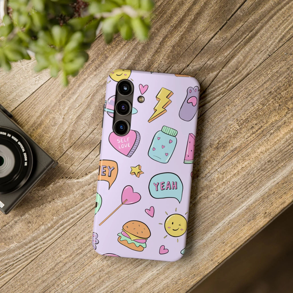 Kawaii Cute Collection Phone Case (Apple & Android) - Pink Sweetheart