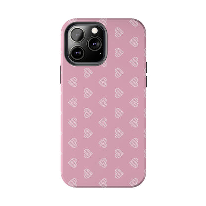 Infinite Pink Hearts Phone Case