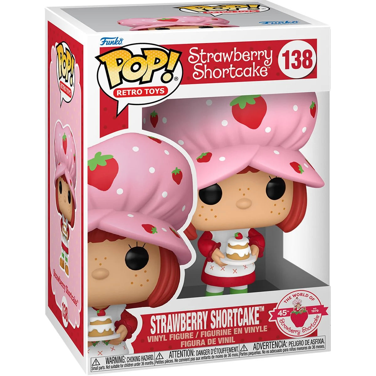 Strawberry Shortcake with Dessert Funko Pop! Vinyl Figure #138