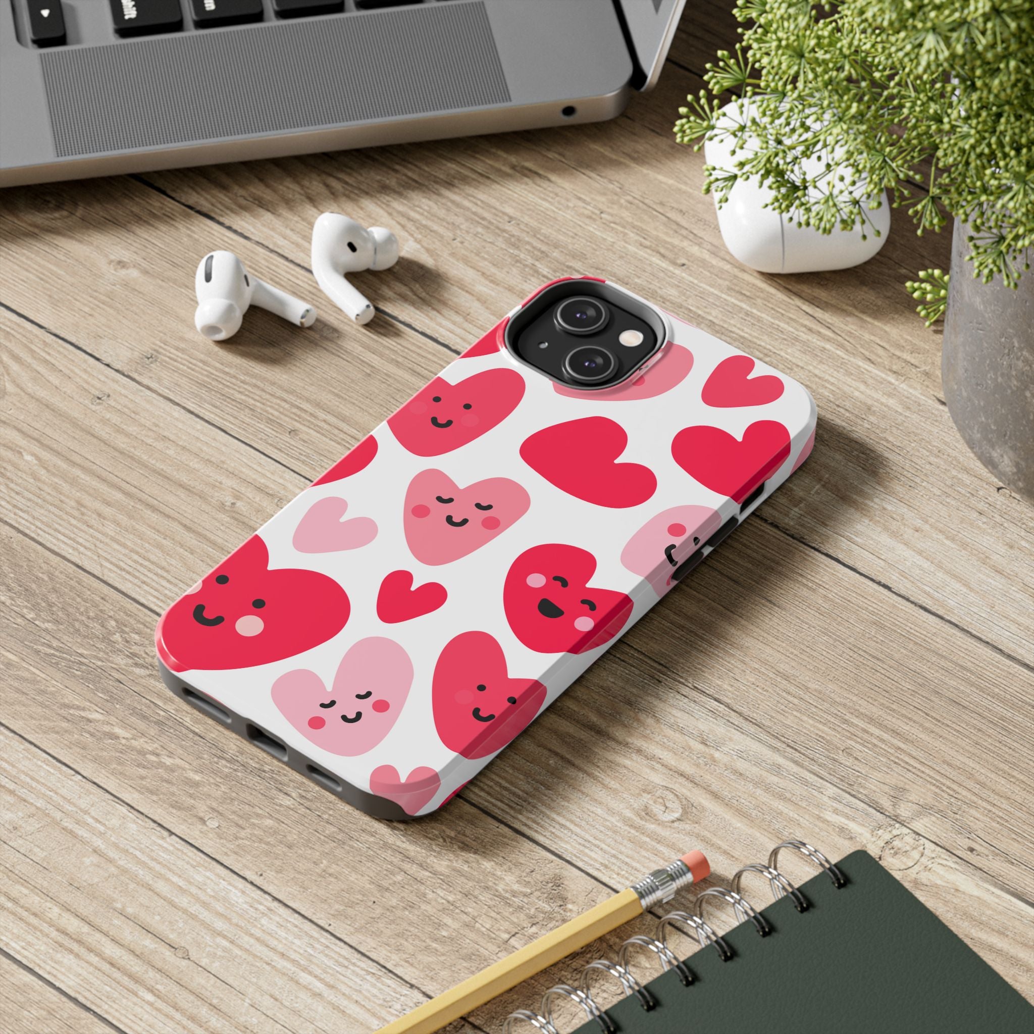 Happy Hearts Phone Case (Apple & Android)