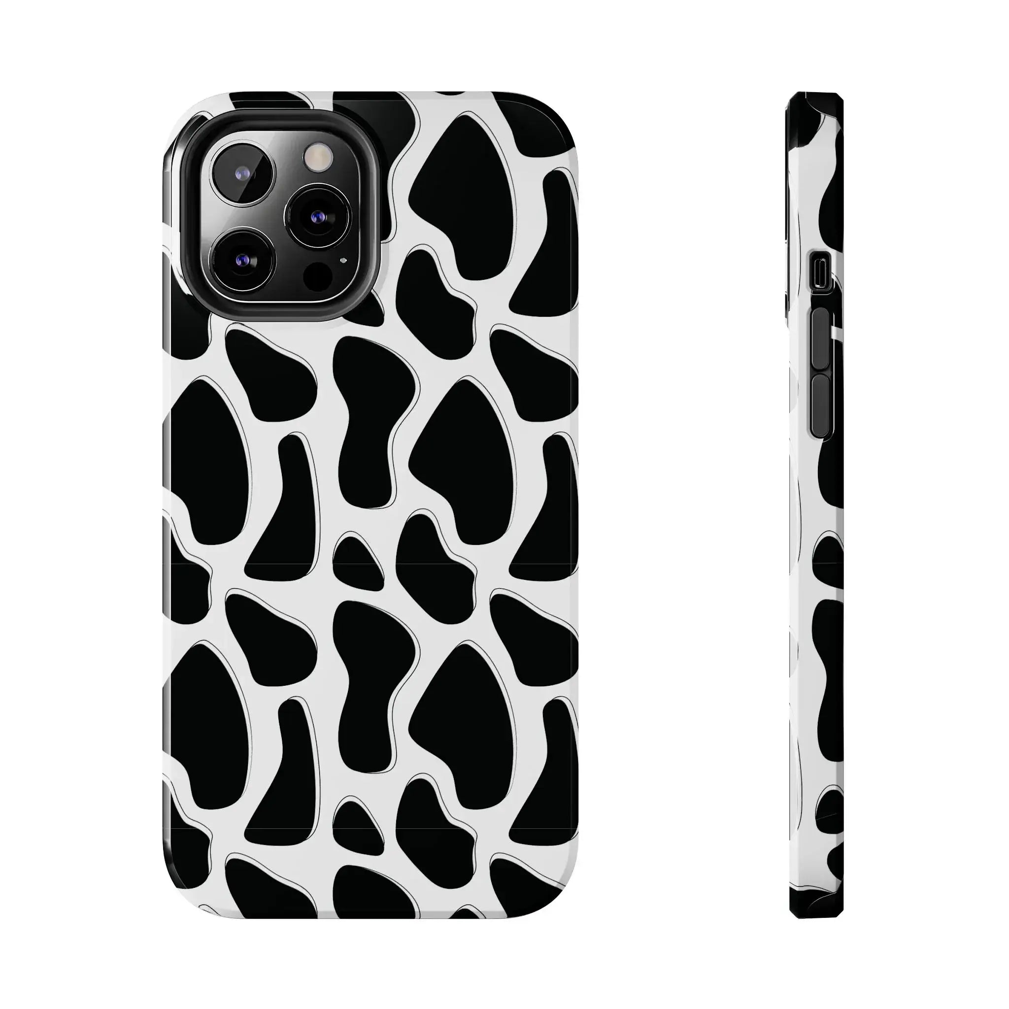 Spotted Animal Print Phone Case (Apple & Android) - Pink Sweetheart