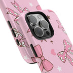 Pretty Pink Bows Phone Case (Apple & Android) - Pink Sweetheart