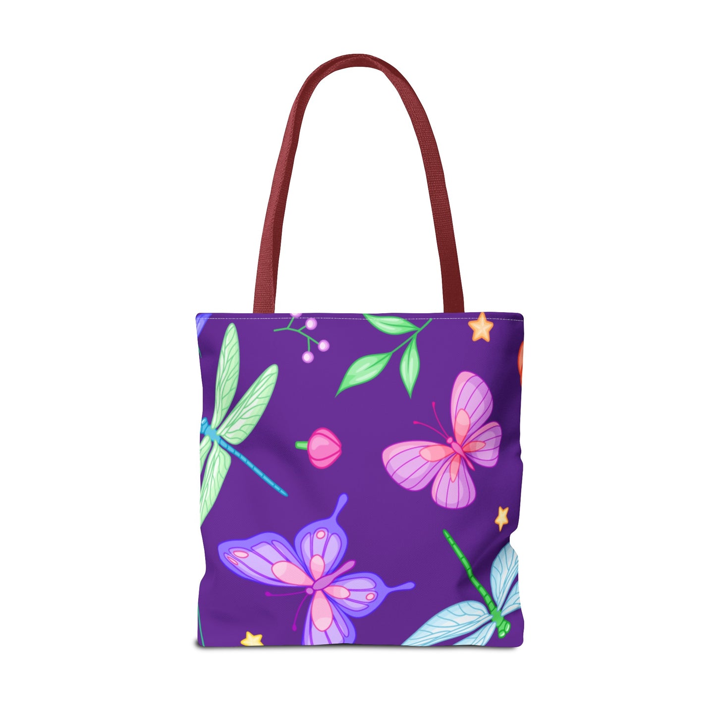 Purple Butterfly Forest Tote Bag