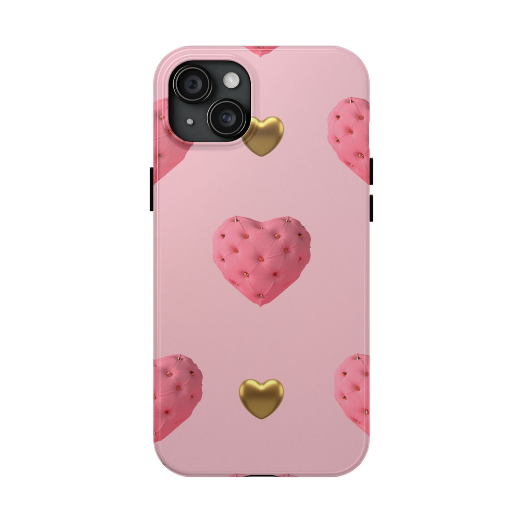 Heart of Gold Pink Phone Case (Apple & Android)