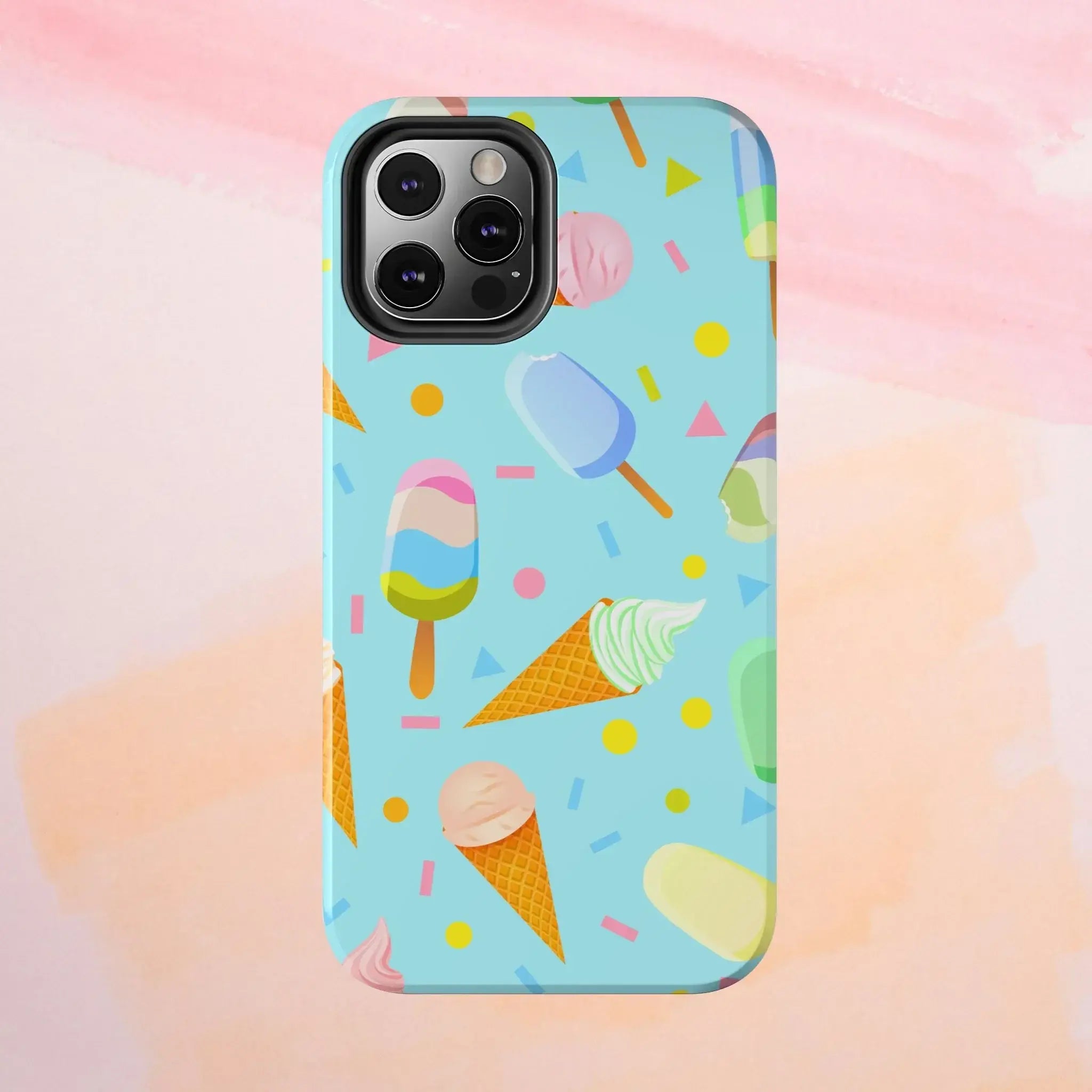 Ice Cream Festival Phone Case (Apple & Android) - Pink Sweetheart