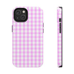 Pink Gingham Phone Case (Apple & Android) - Pink Sweetheart