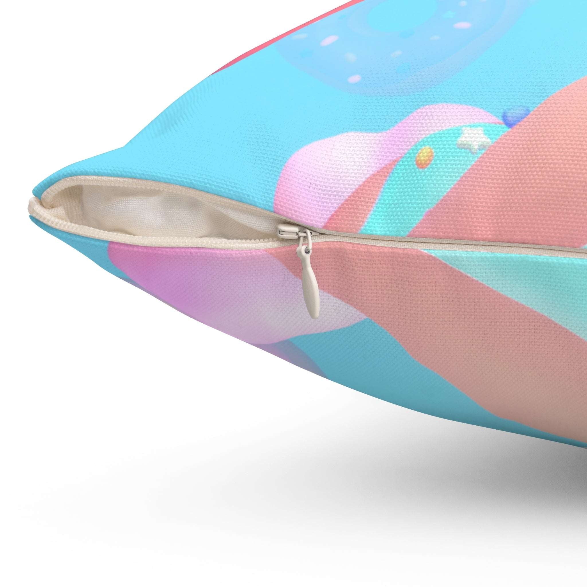 Kawaii Donut Extravaganza Square Pillow