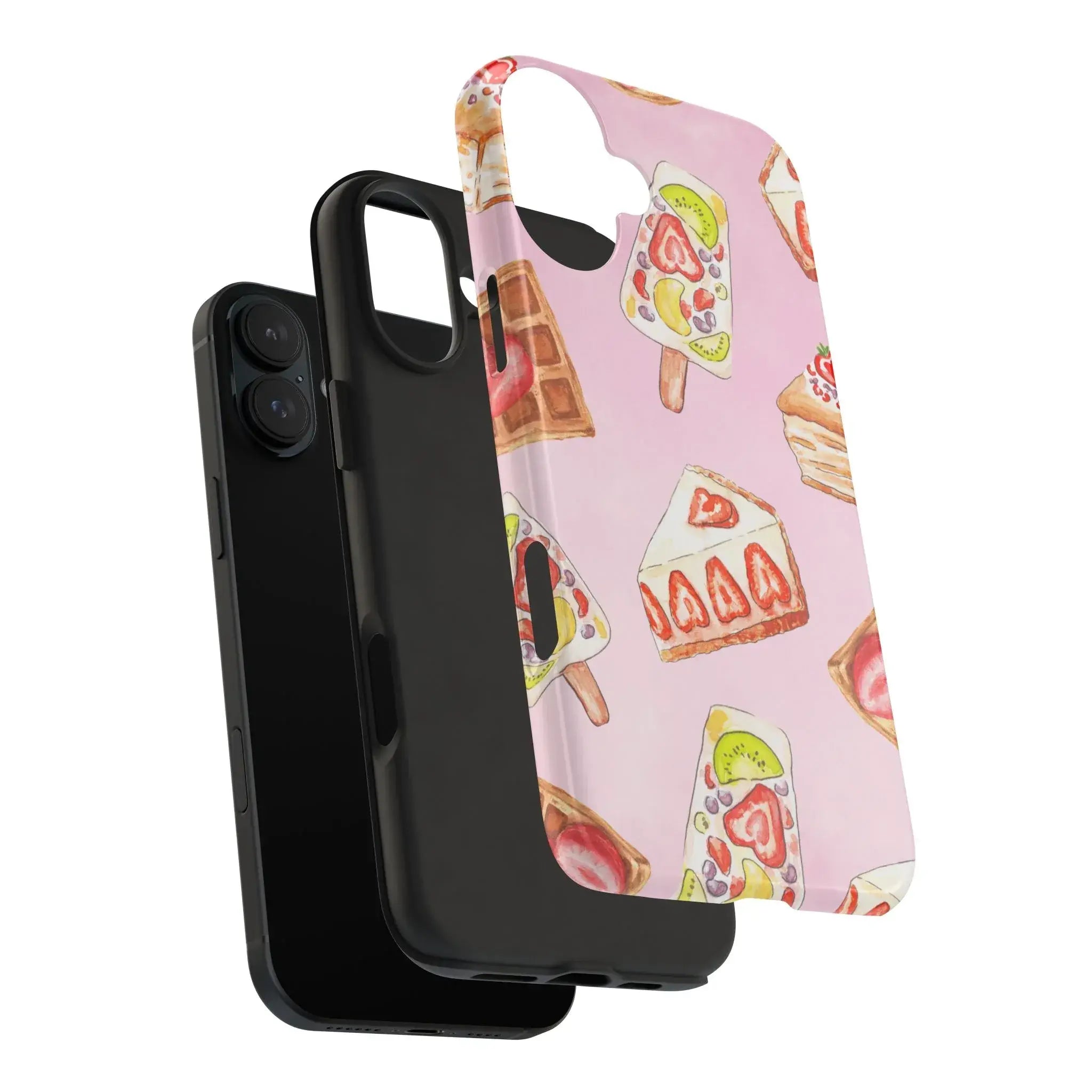 Tasty Pastry Treats Phone Case (Apple & Android) - Pink Sweetheart