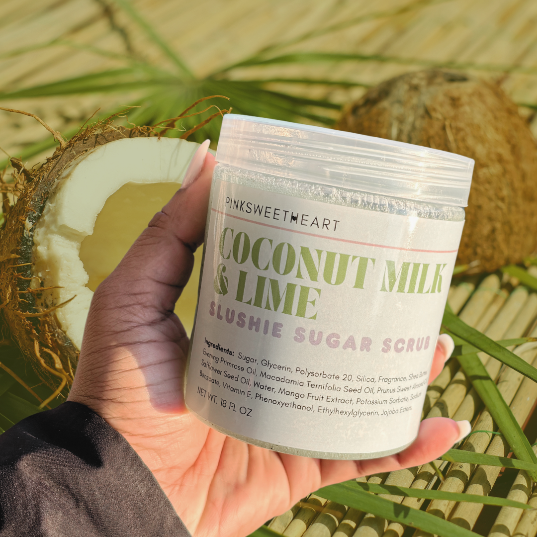 Coconut Milk & Lime Slushie Sugar Scrub