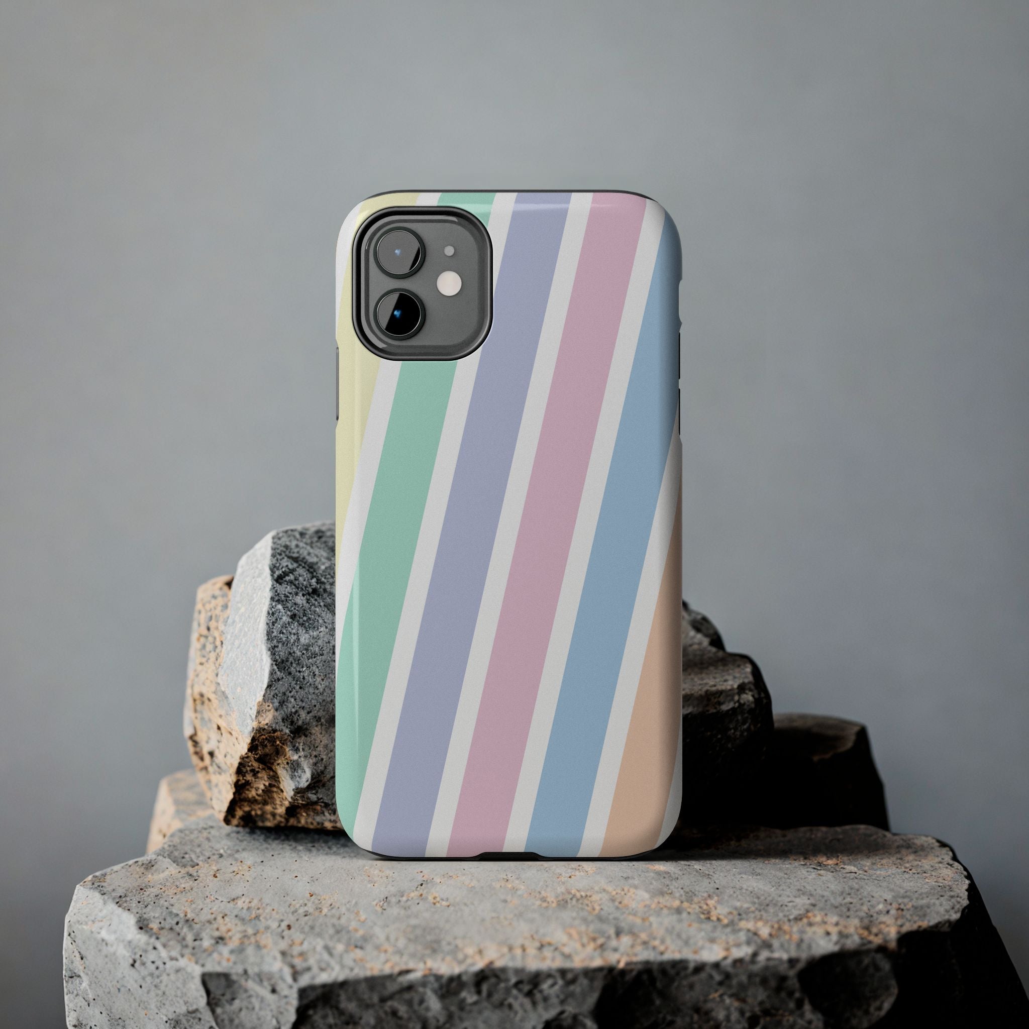 Pretty Pastel Lines Phone Case (Apple & Android)