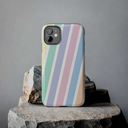 Pretty Pastel Lines Phone Case