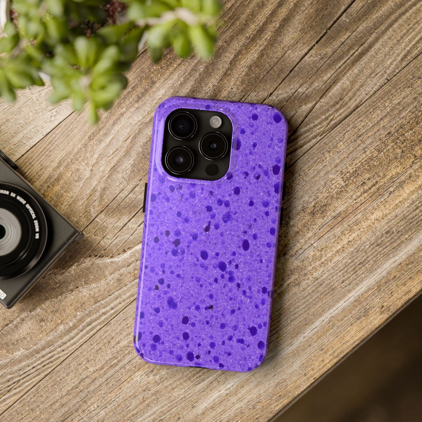 Purple Sponge Phone Case