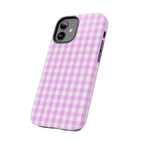 Pink Gingham Phone Case (Apple & Android)