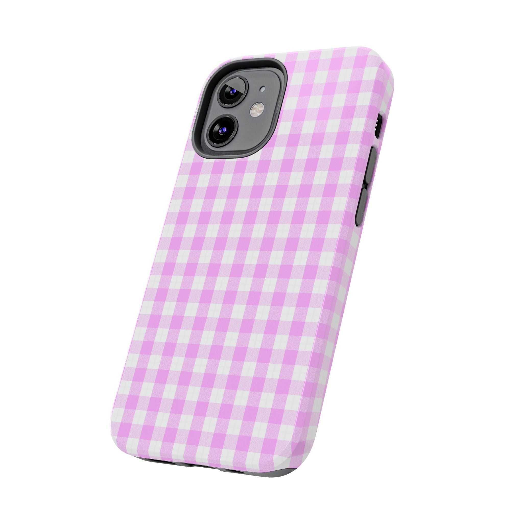 Pink Gingham Phone Case (Apple & Android)