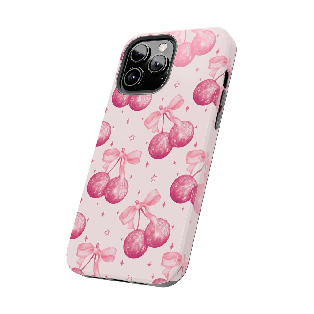 Disco Cherries Phone Case (Apple & Android) - Pink Sweetheart