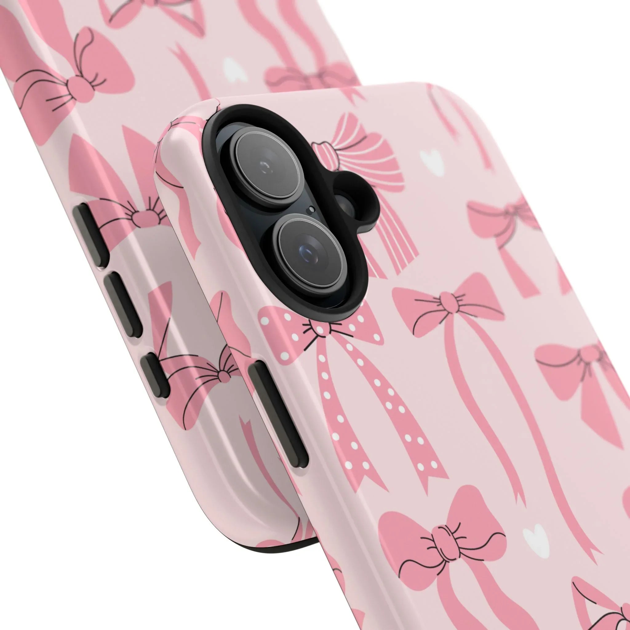 Pink Bow Ribbons Phone Case (Apple & Android) - Pink Sweetheart
