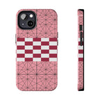 Geometric Kimono Tough Phone Case (Apple & Android) - Pink Sweetheart