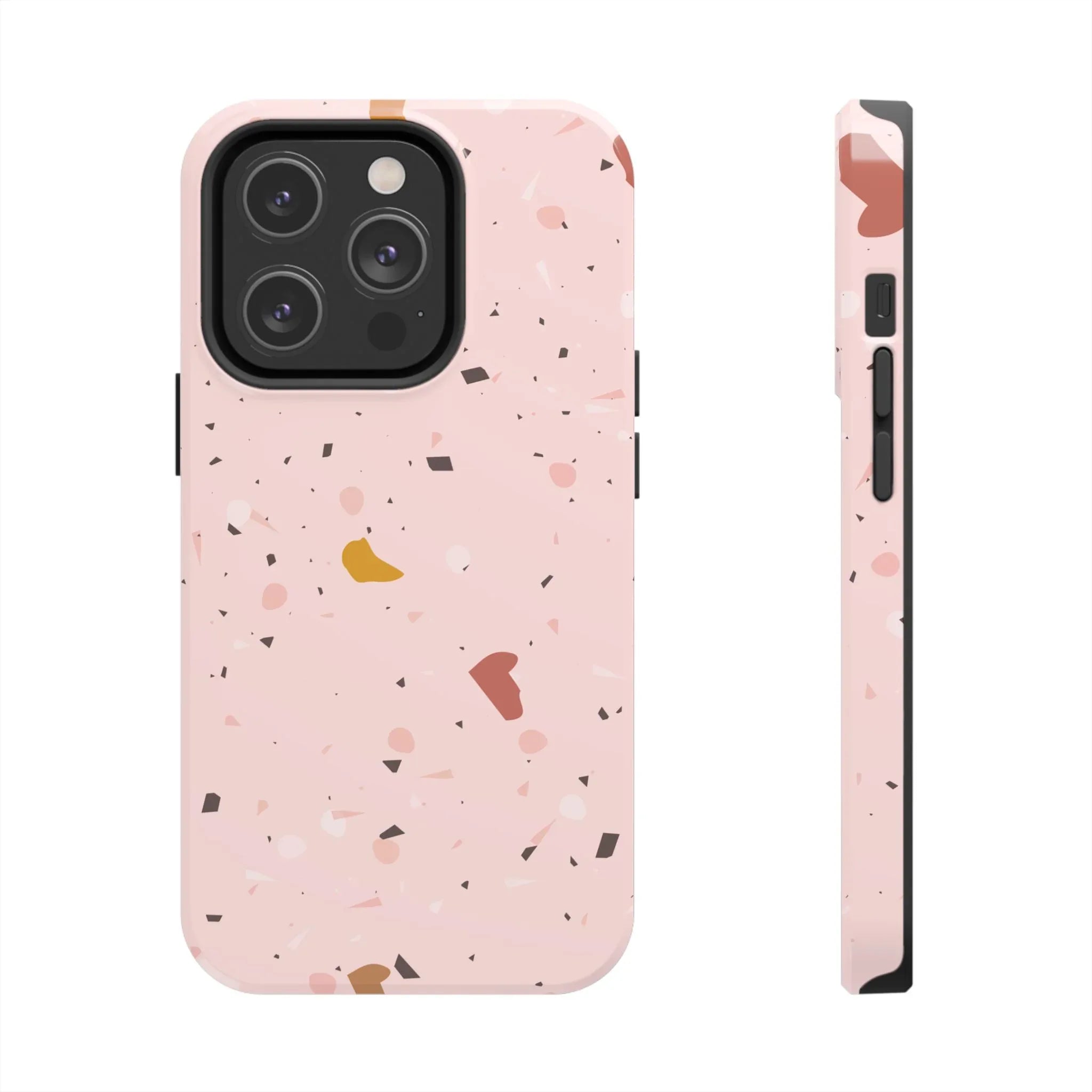 Pink Terrazzo Phone Case (Apple & Android) - Pink Sweetheart