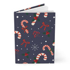 Peppermint Candy Canes Hardcover Matte Journal