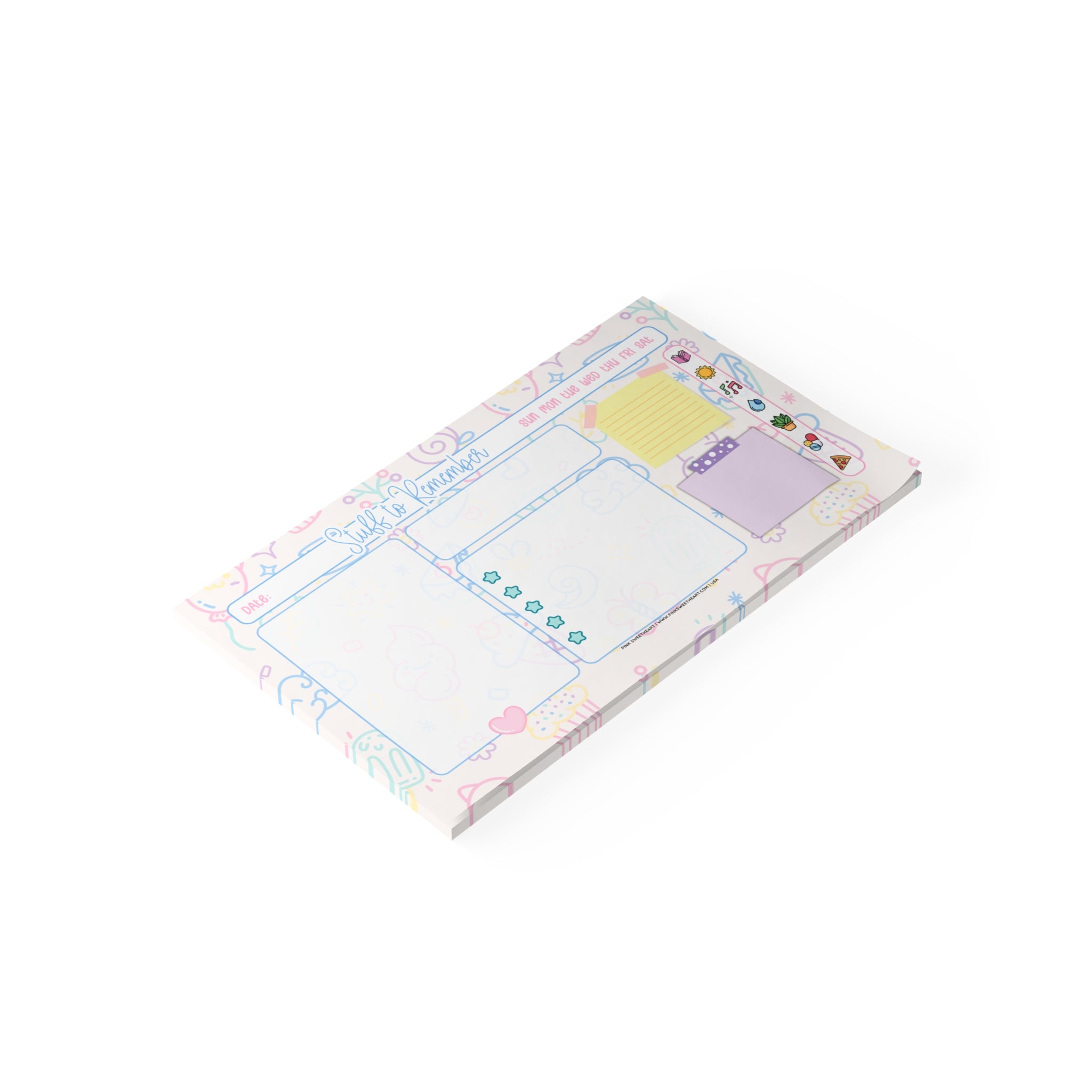 Sweet Doodles Sticky Note Pad