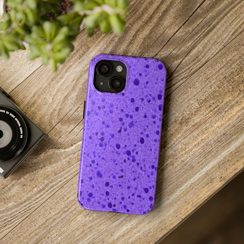 Purple Sponge Phone Case (Apple & Android) - Pink Sweetheart