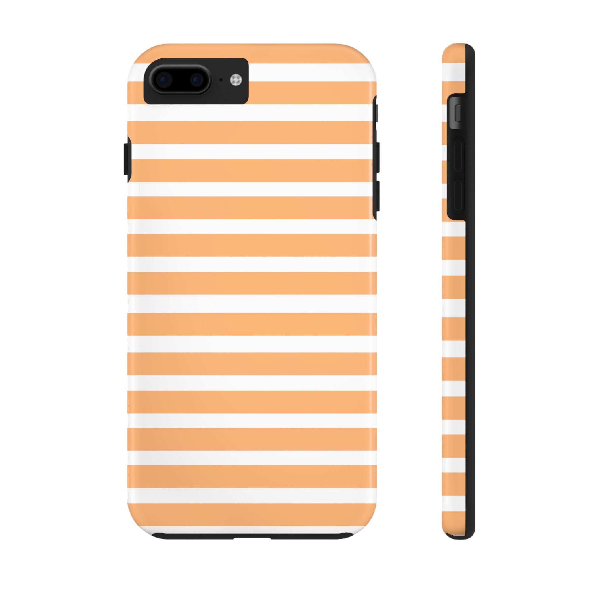 Orange Stripe Lines Phone Case (Apple & Android)