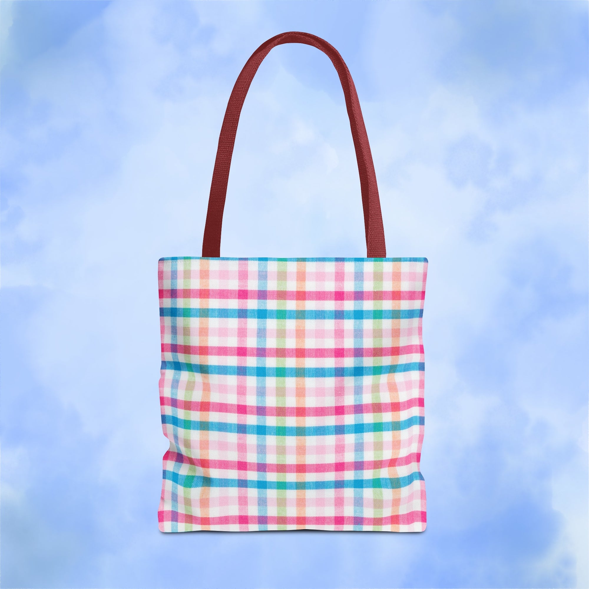 Colorful Rainbow Lines Tote Bag