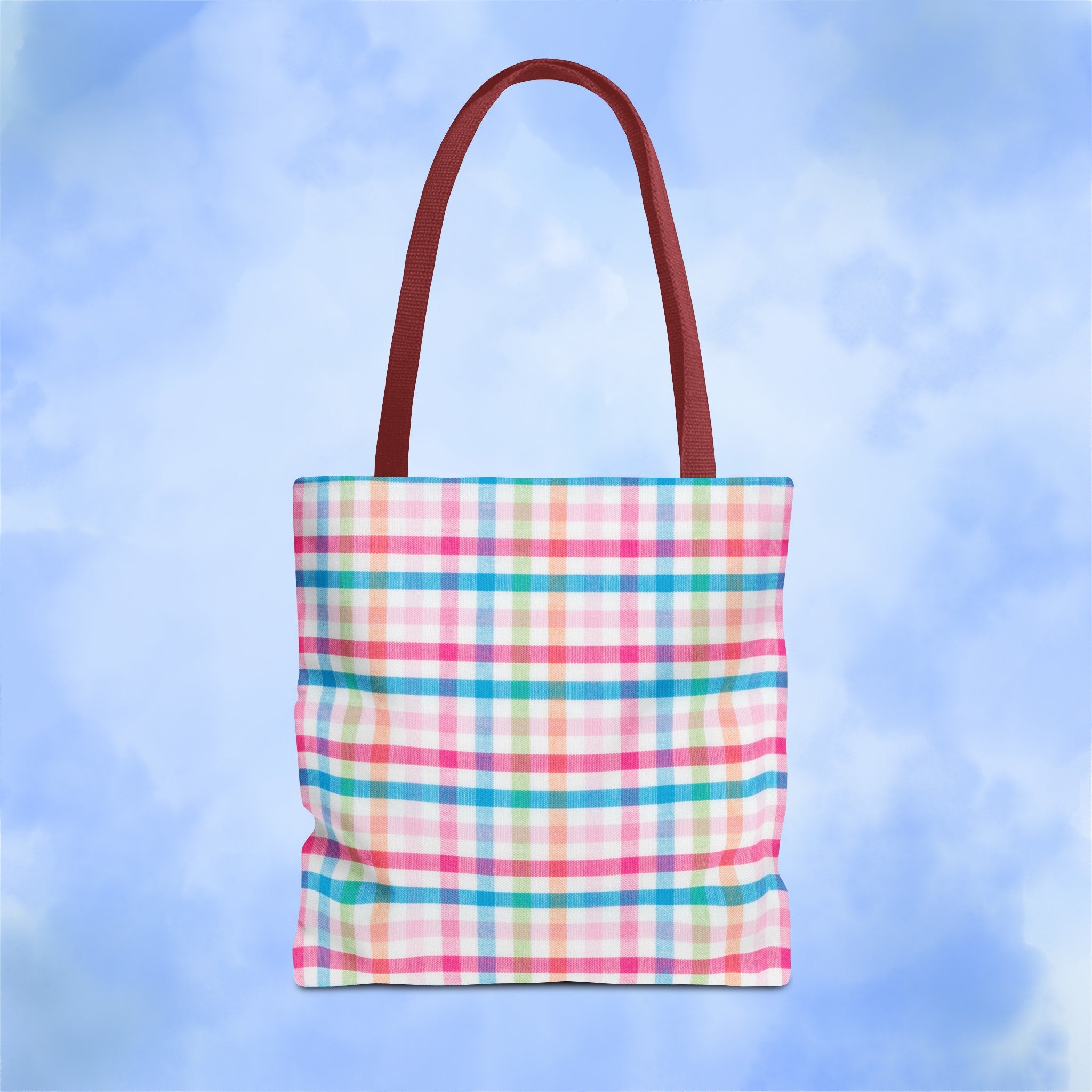 Colorful Rainbow Lines Tote Bag