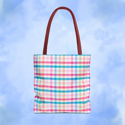 Colorful Rainbow Lines Tote Bag